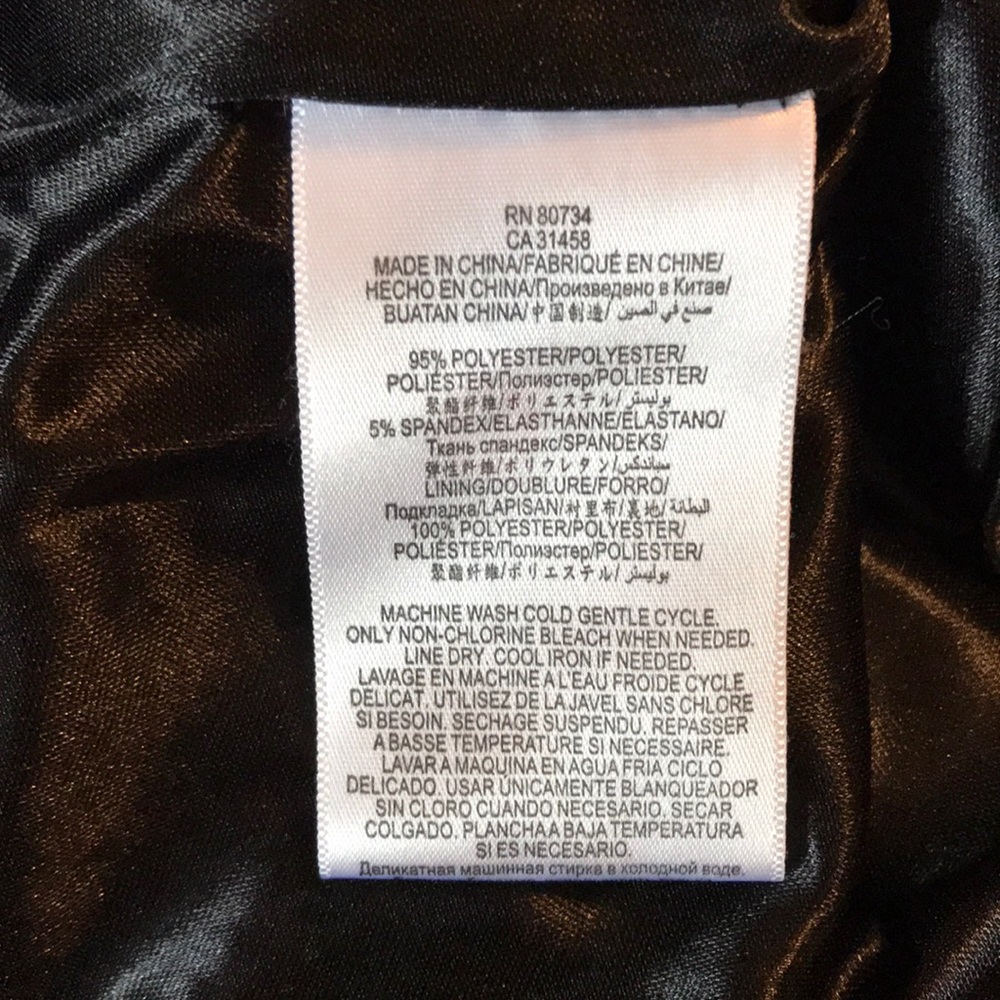 Bcbgeneration Form Fitting Navy Ruched Dress - M - image 6